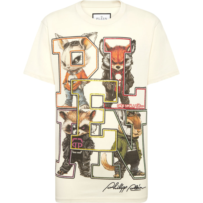 PHILIPP PLEIN T-Shirt Round Neck Ss COLLEGE