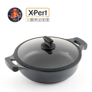 Metaltex Cacerola Antihaderente Baja Línea XPERT 34 cms 7,0l