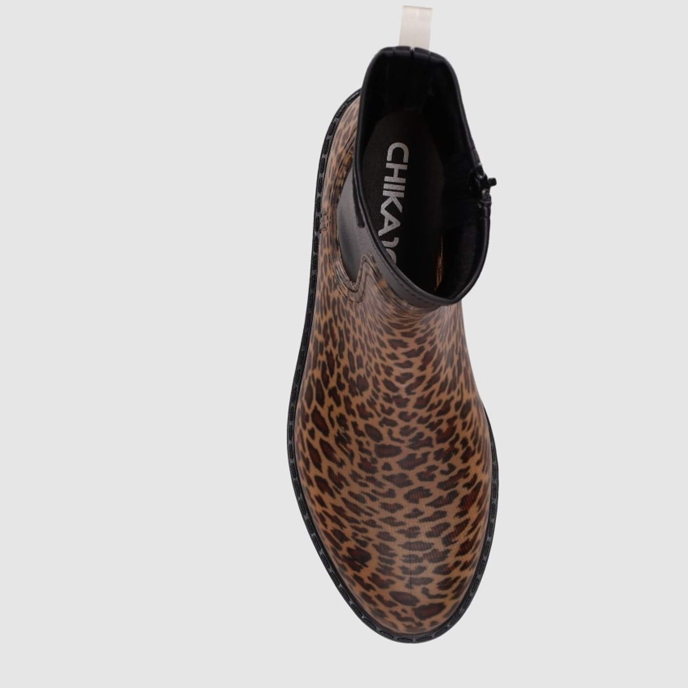 Botines de Piel Sintética - Leopardo - Tacón: Bajo