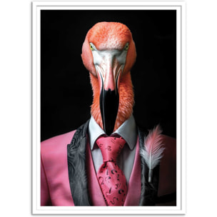 Affiche - Flamingo Wild Suits - Philippe Hugonnard