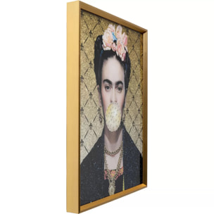 Tableau Frame artiste chewing-gum 40x50cm Kare Design