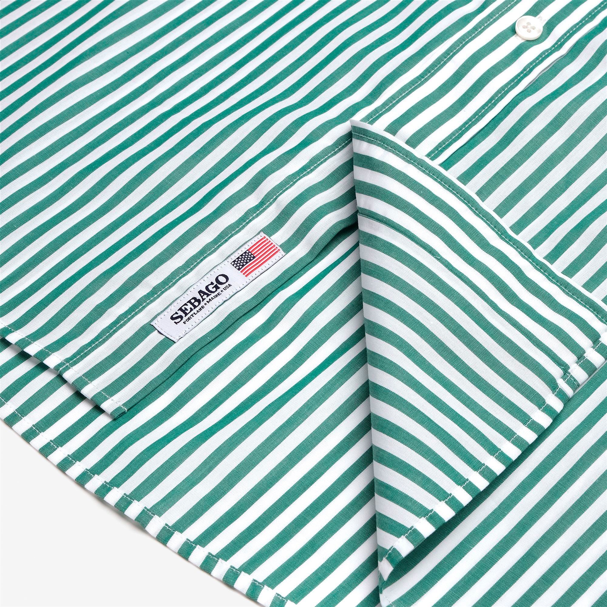 Camicie Sebago Uomo Donna Verde OAKLAND