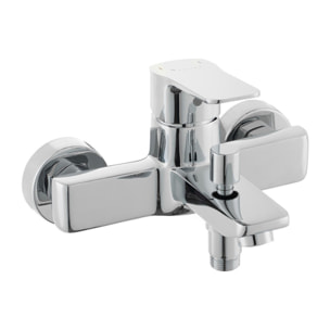 Optima Cube Way mitigeur de baignoire mural 150 mm à levier, chrome (CU222)