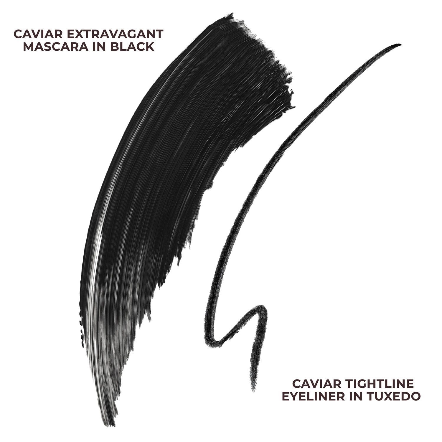 Caviar Cravings Eye Essentials - Coffret Mascara Caviar Extravagant + Eye Liner Caviar Tightline teinte Tuxedo