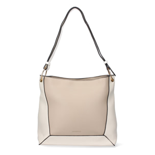 Bolso de hombro para mujer, diseño moderno elegante, compartimento principal con cremallera.