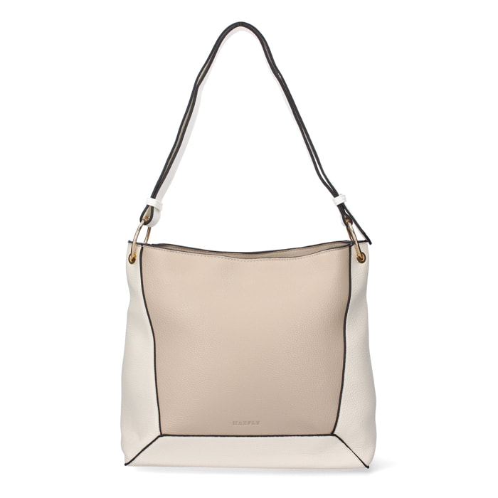 Bolso de hombro para mujer, diseño moderno elegante, compartimento principal con cremallera.