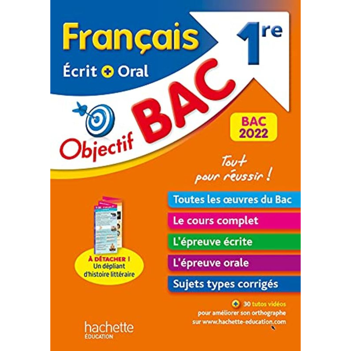 Pinçon, Amélie | Objectif BAC Français écrit et oral 1re BAC 2022 | Livre d'occasion