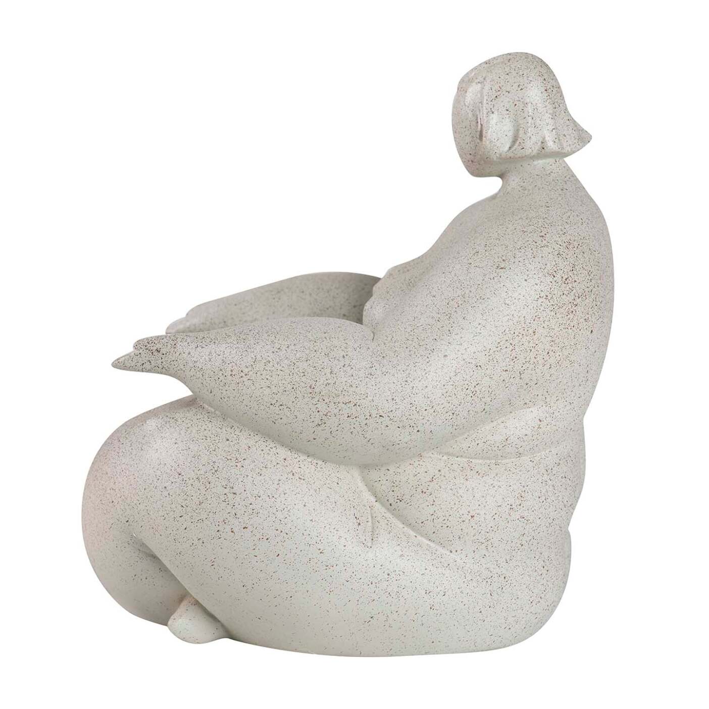 Figura Mujer Resina Yoga 21x19x22 Cm