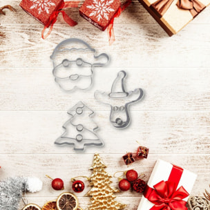 Set de 3 emporte-pièces de Noël Zenker Emporte-pièces