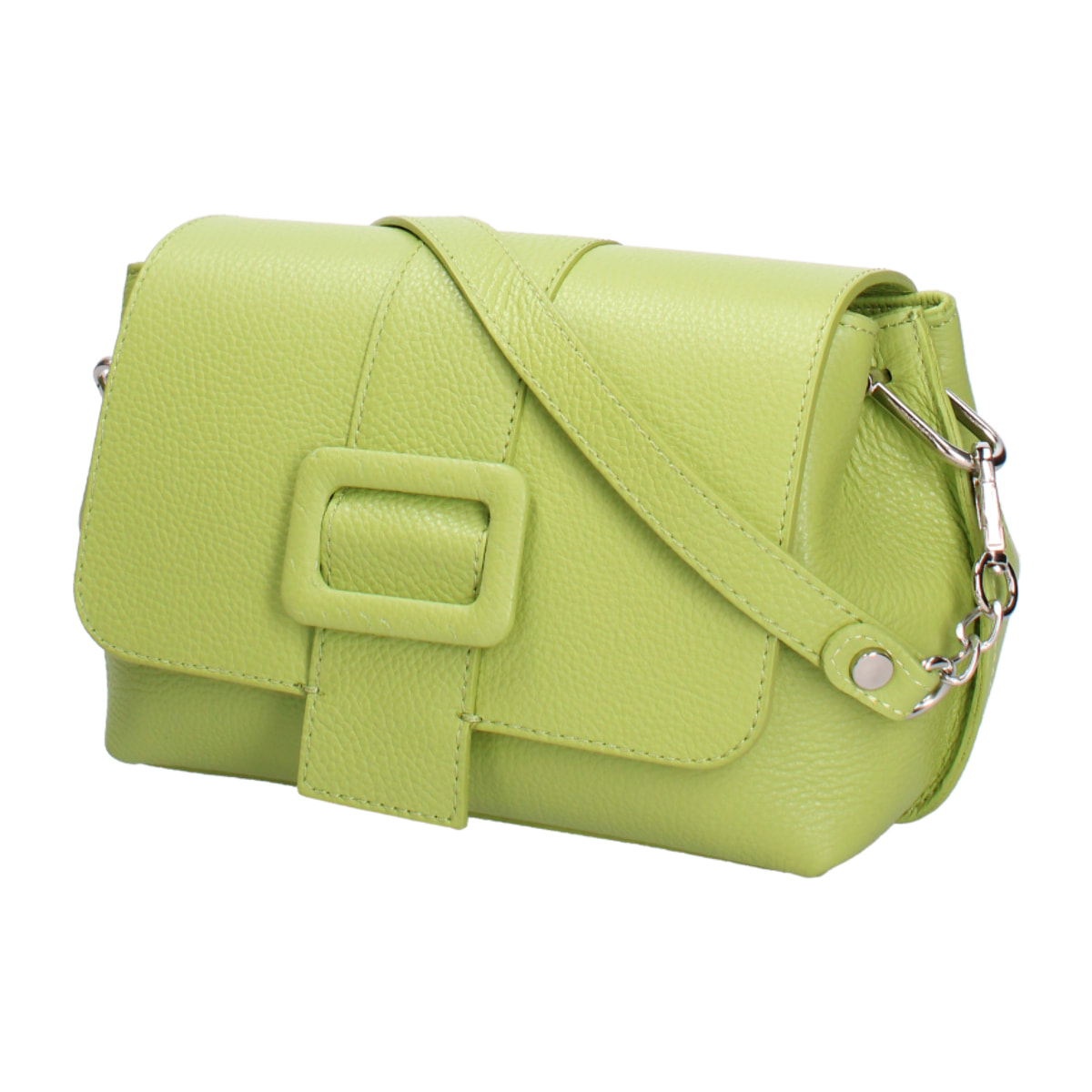 Borsa a spalla da donna In Vera pelle Made in Italy 23x16x8 cm