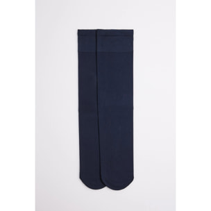 Confezione da 2 calzini executive, 70 denari, blu navy