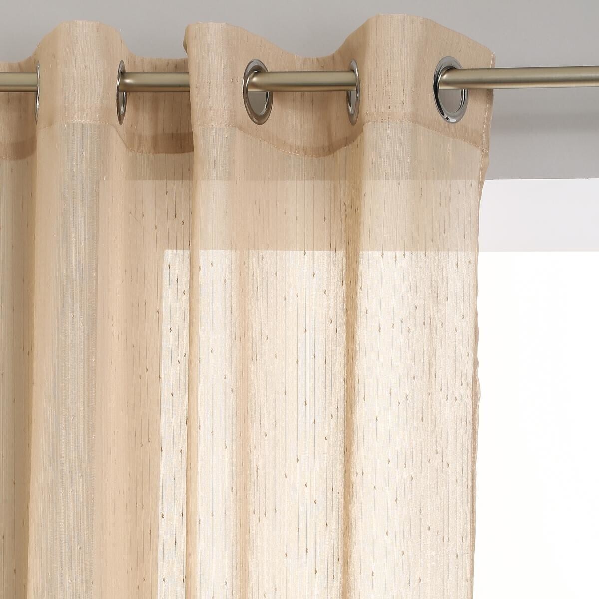 Voilage beige - 140x240 cm