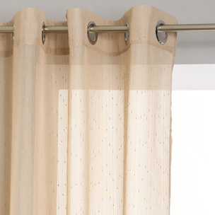 Voilage beige - 140x240 cm