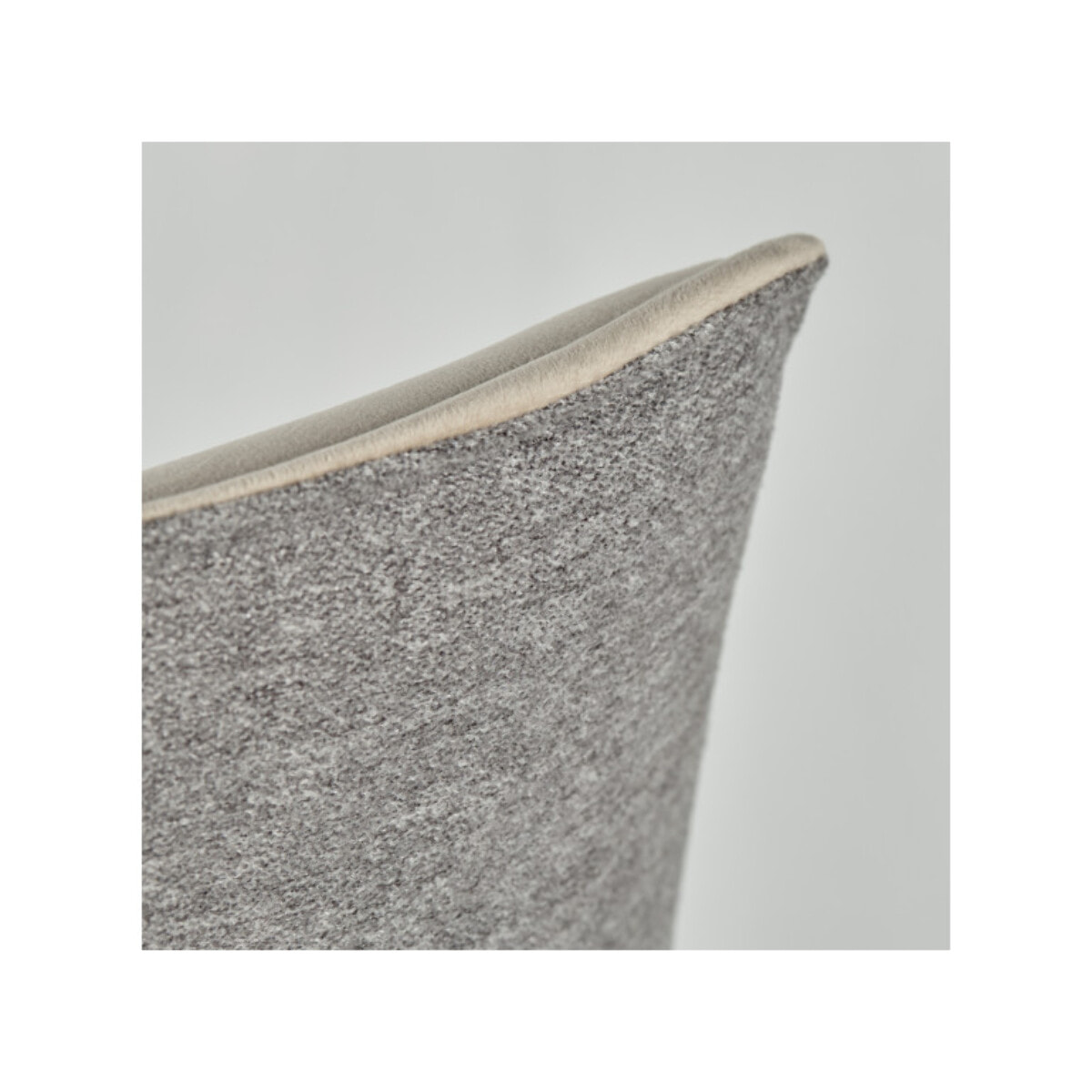 Chaise rotative 360° bicolore en velours et tissu & pieds en métal - 3 coloris - FLORENCE