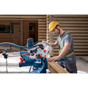 Scie à onglet coulissante GCM 340-305 D Professional - 1800 W - BOSCH - 0601B60000