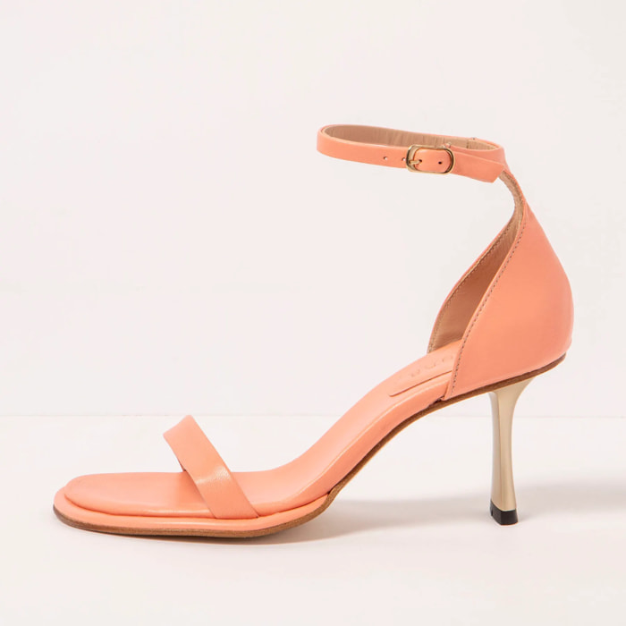 Sandalias con tacón S3193 NAPPA PEACH PINK/ ALBANA color Peach pink