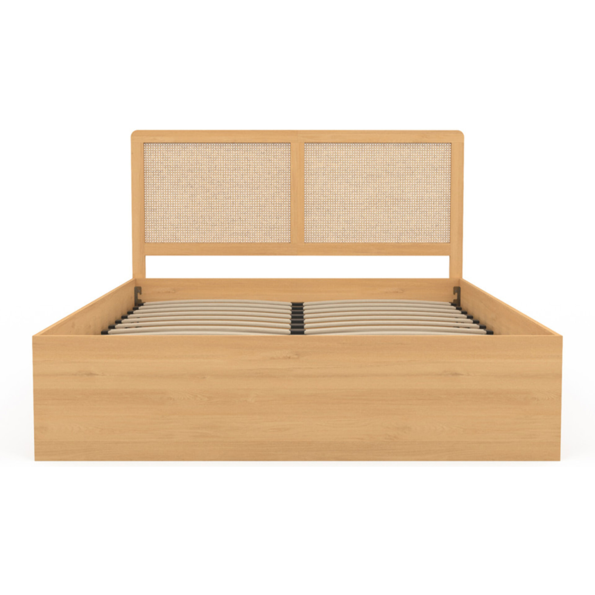 Lit coffre Eve 140x190cm cannage