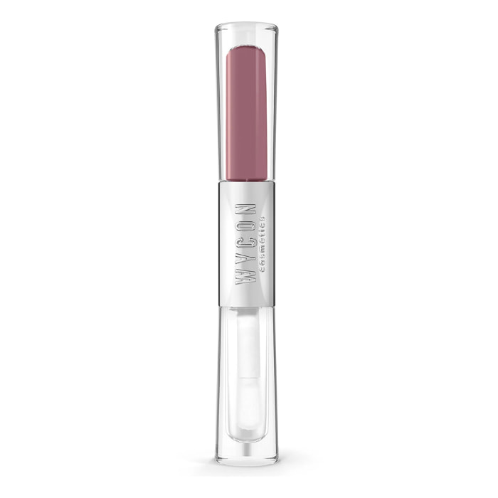 EXTRA DURABLE LIP DUO - LIQUID LIPSTICK + LIP GLOSS Rossetto liquido lunga durata con gloss lucido