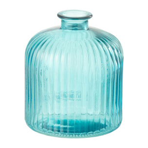J-Line vase Bouteille Stripe Bottle Stripe - verre - aqua - small
