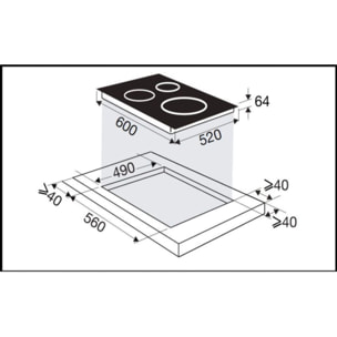 Plaque induction SAUTER STI1544B Boil