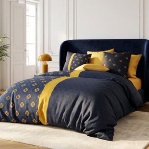 Parure housse de couette 100% coton nil