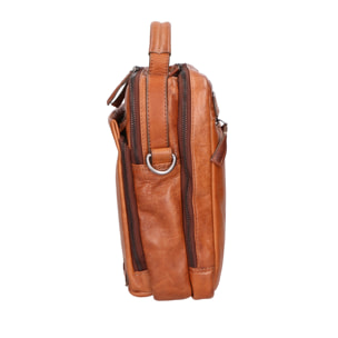 Borsa a mano unisex In Vera pelle Made in India 22x26x9 cm