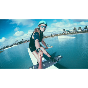 Gafas de sol OCEAN COOL - Marrón madera / Revo azul