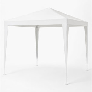 Gazebo 3 x 3 Metri Struttura in Acciaio Copertura In PE 110 gr/m² Impermeabile Idrorepellente Resistente Raggi Solari UV Tenda Ombrellone