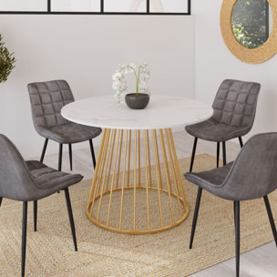 Table à manger ronde Adelle Ø110cm