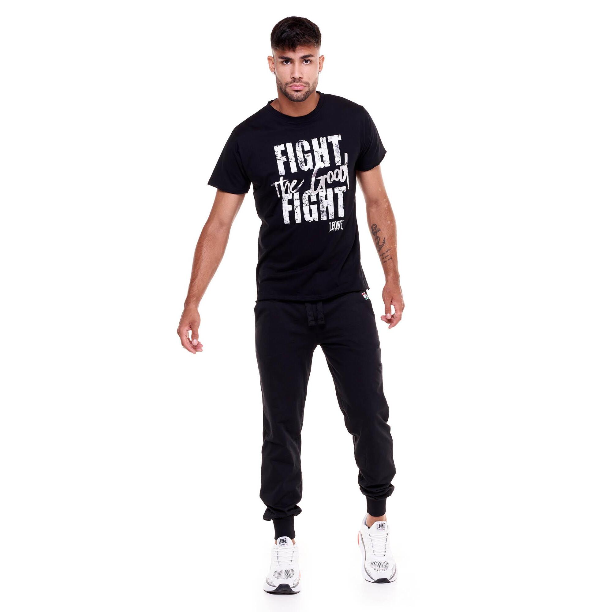 T-shirt da uomo stampa 'The good fight' Sporty