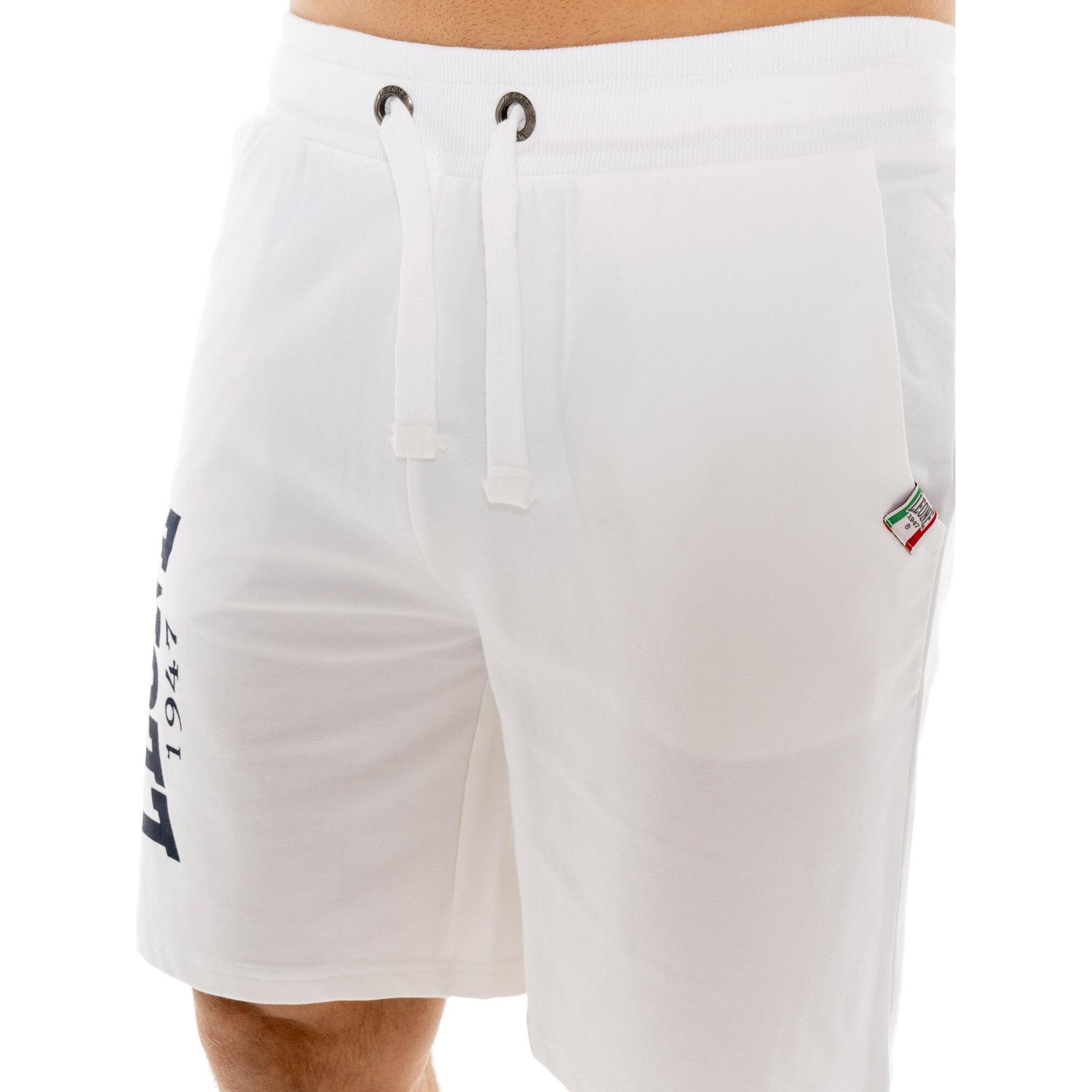 Pantalones cortos básicos para hombre Leone con logo grande