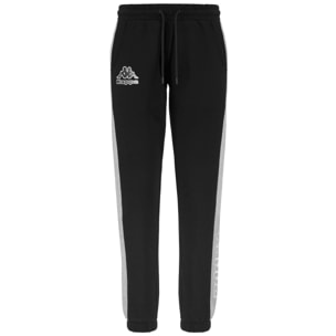 Kappa - Pantalones Mujer Negro - LOGO FESIA