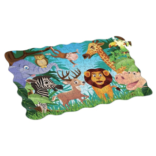 PUZLE DE 208 PIEZAS: ANIMALES