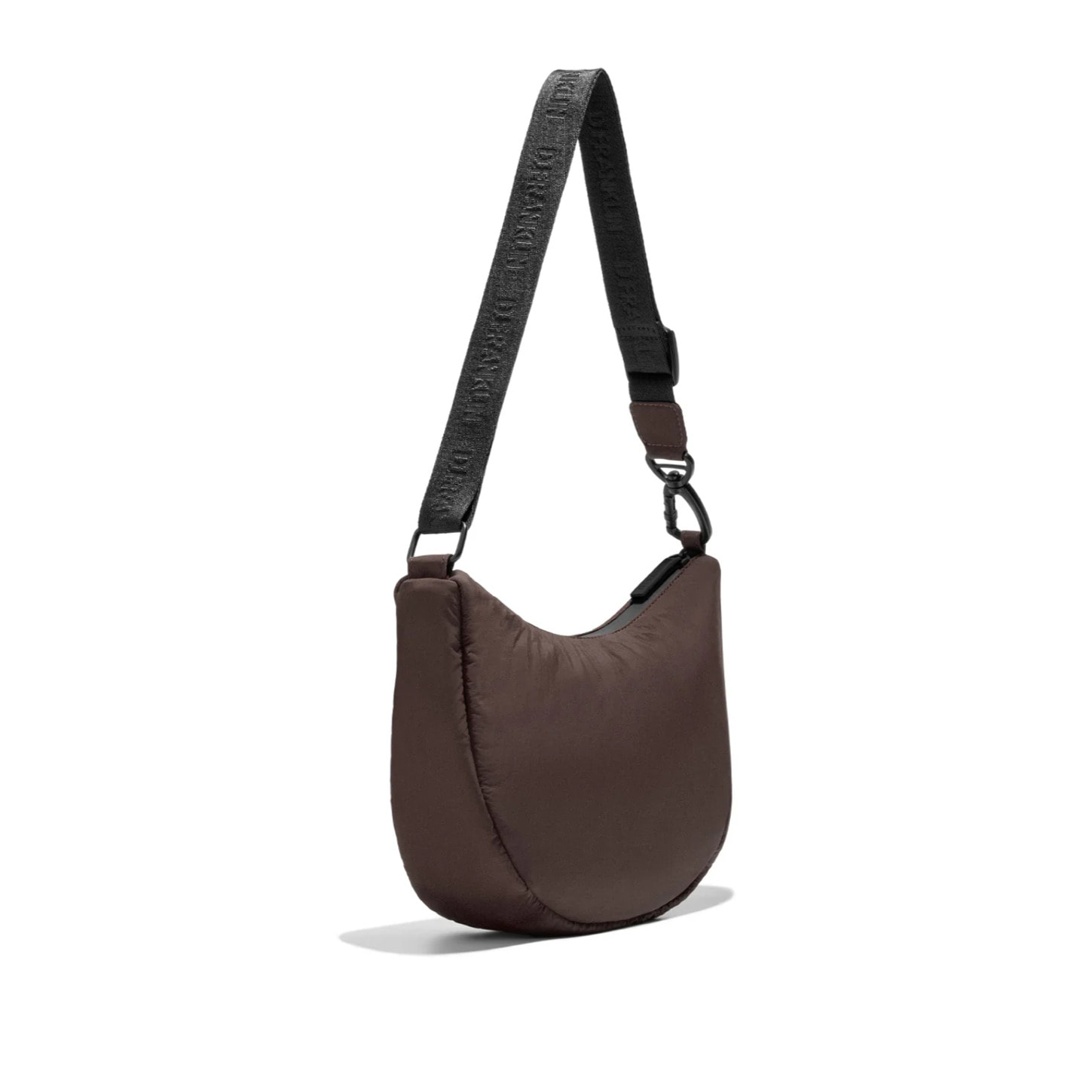 Bolso Cruzado Round Nylon Marron