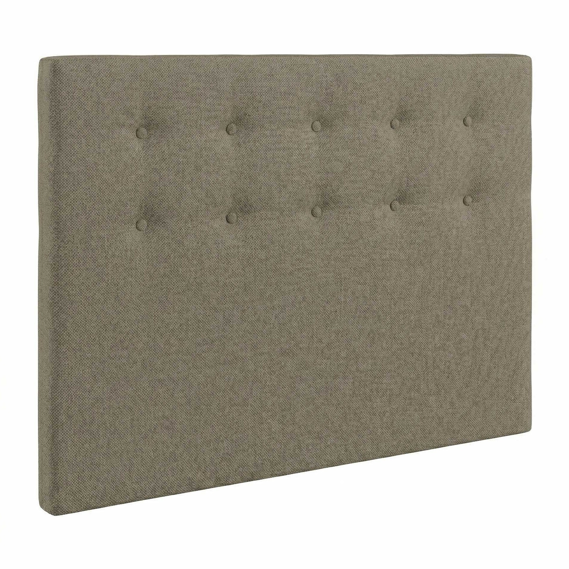 Sommier + tête de lit taupe