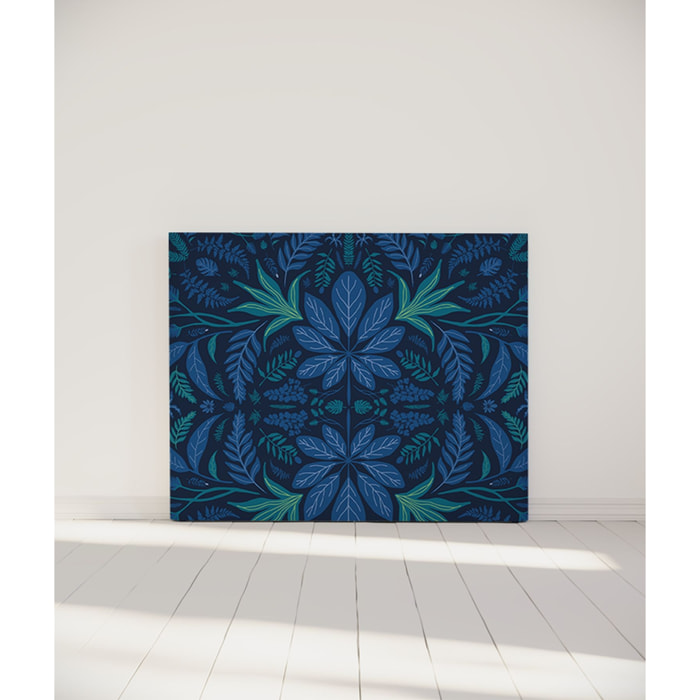 Tête de lit Kaléidoscope | Coloris Bleu prusse | Largeur au choix