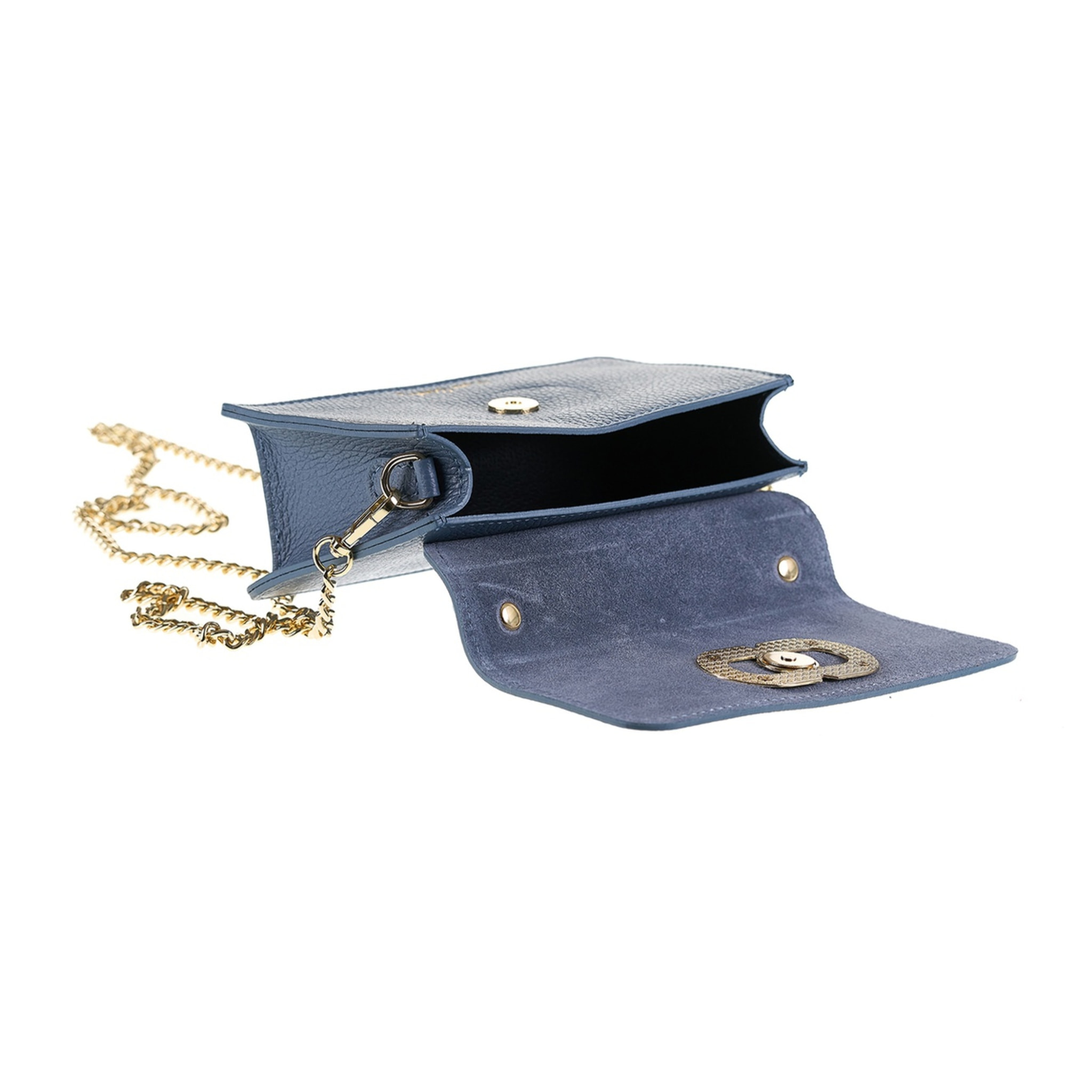 Borsa a mano da donna Made in Italy - Modello Aurélia Nova - 100% pelle - 19.5 x 10.0 x 7.0 cm