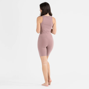 Conjunto deportivo culotte mujer malva