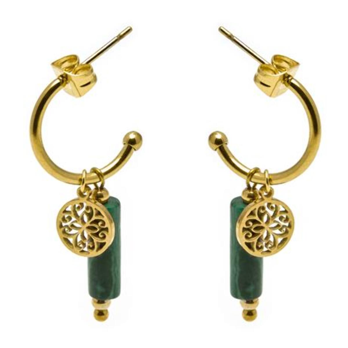 Pendientes Lux by Lux acabados oro 18k