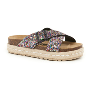 SANDALO CON ZEPPA BILLOWY NERO