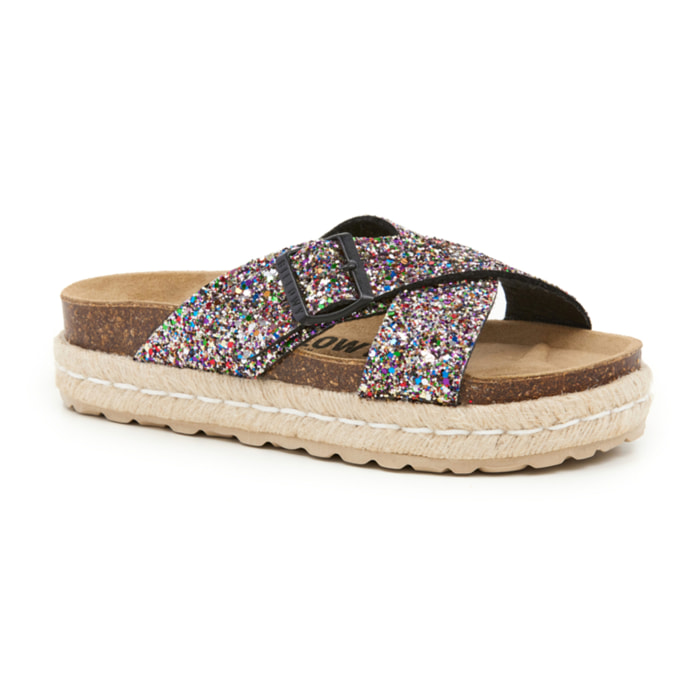 SANDALO CON ZEPPA BILLOWY NERO