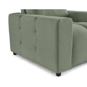 Crocus - fauteuil en tissu - Vert sauge