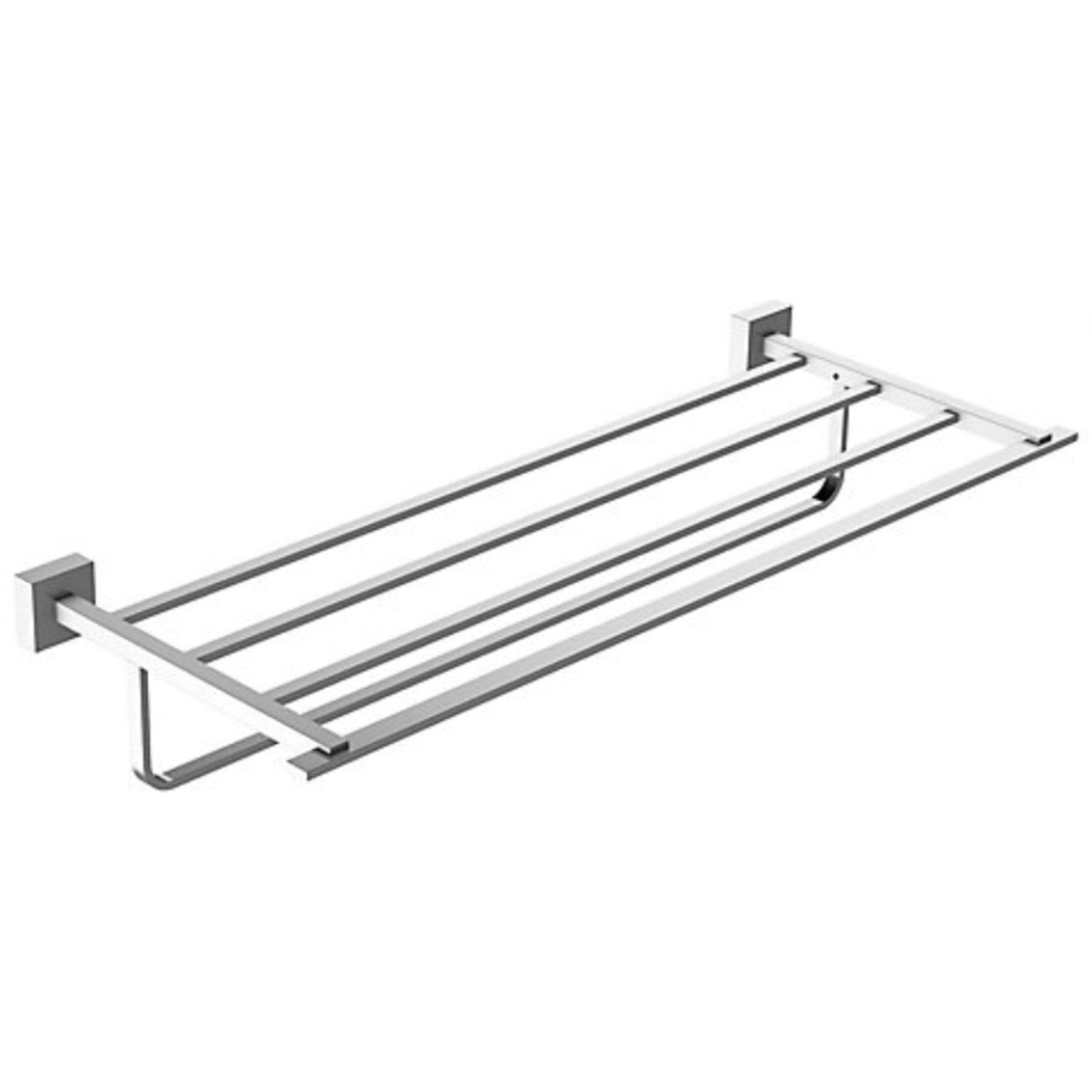 Porte serviettes Moderne 56 cm Chrome