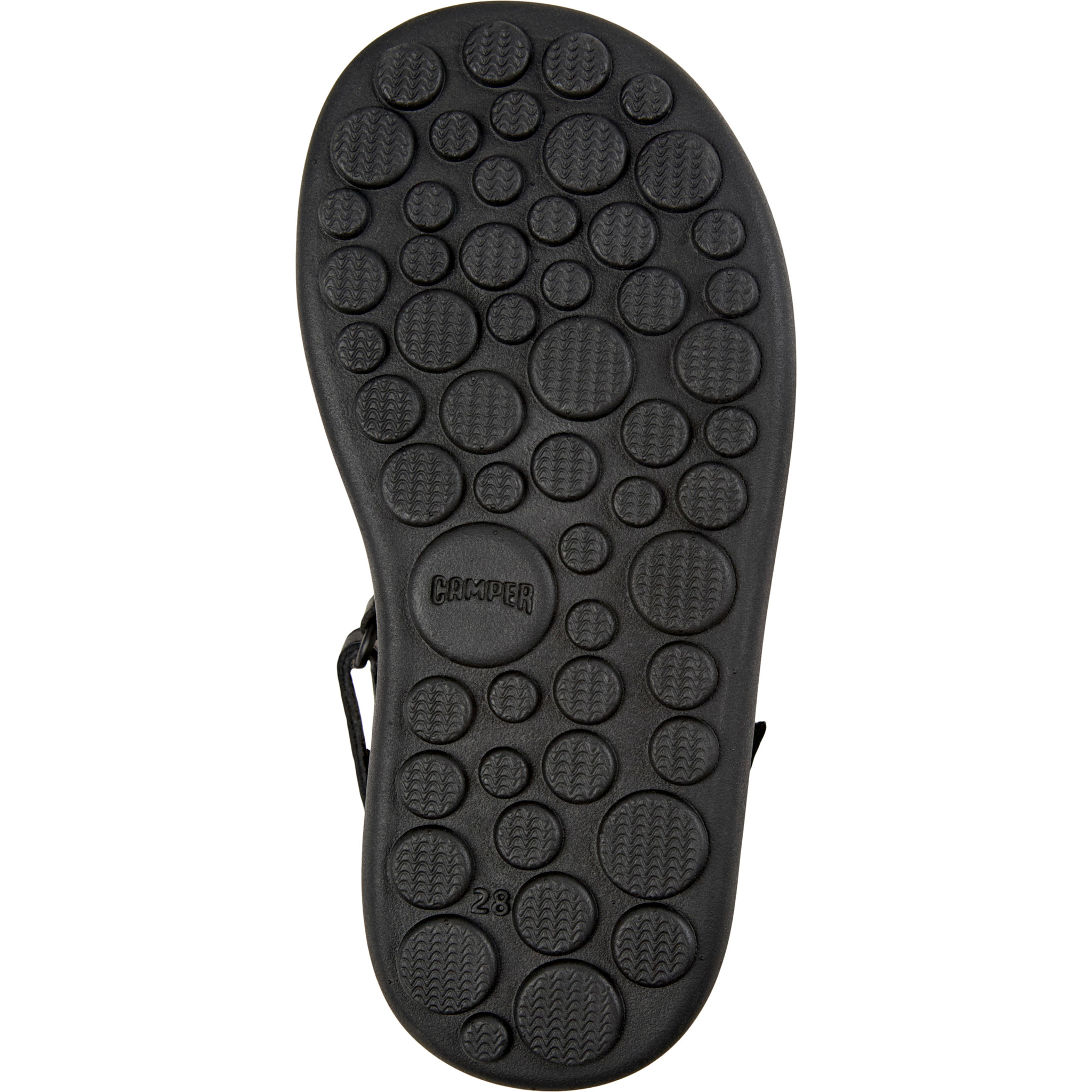 Sandali - CAMPER Pelotas Flota Sandal Twins - Nero - Pelle liscia