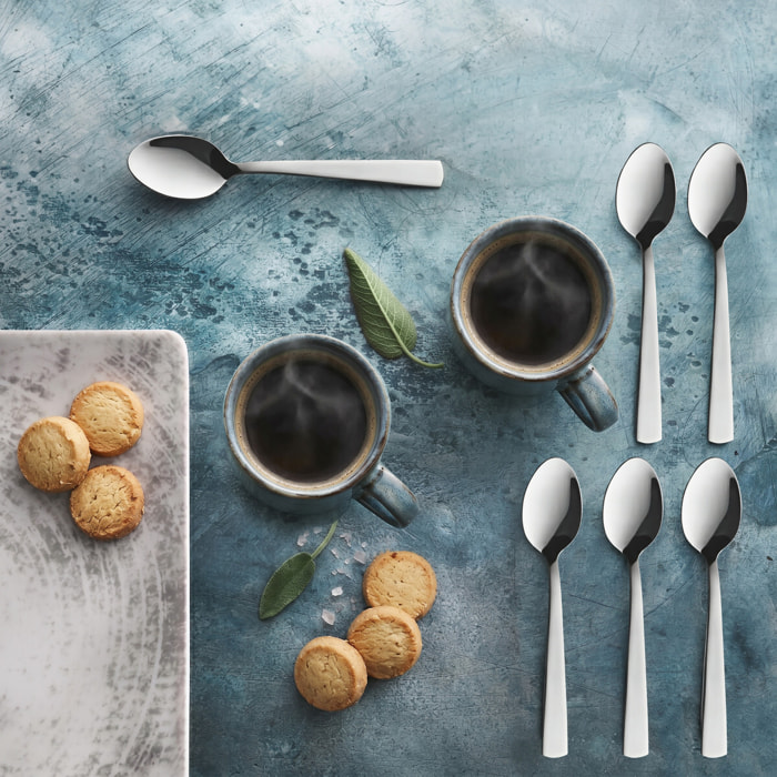 Joy - Set di 6 cucchiaini da caffè espresso moka