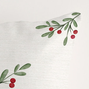 Housse de coussin 100 % coton Christmas Twig A 50x50 cm