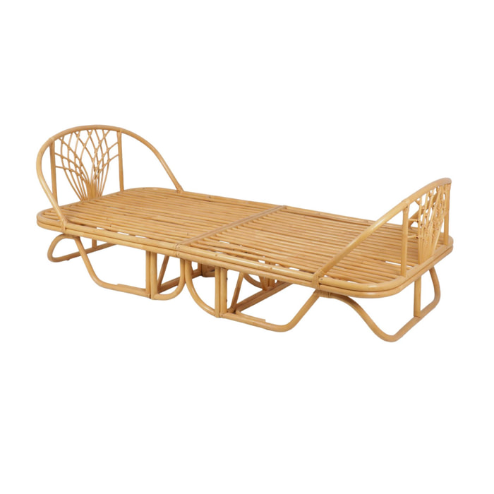 Lit enfant exotique 90 x 190 cm rotin  ARLO