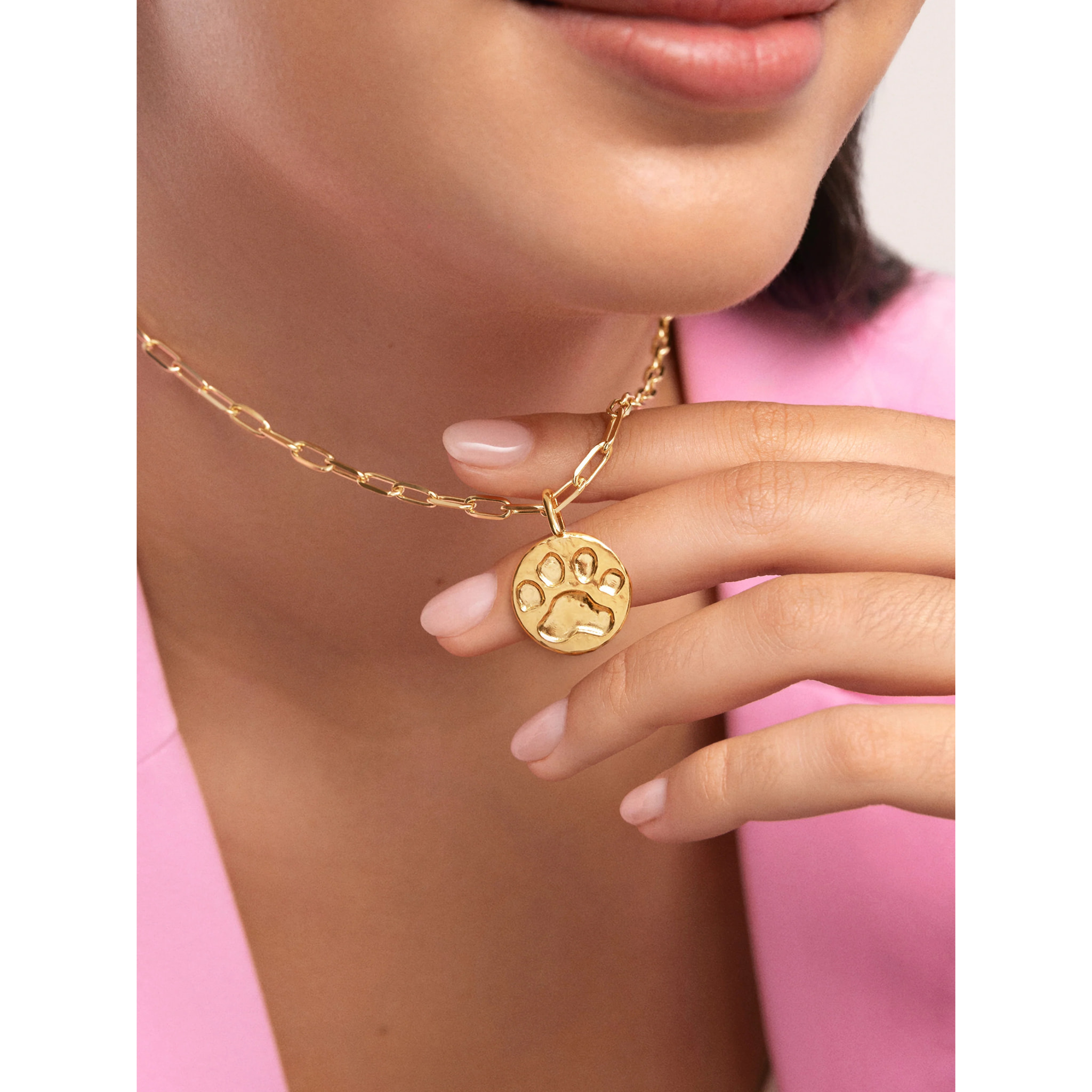 Charm Paw Placcato Oro