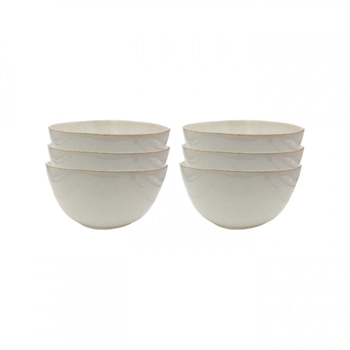 Lot de 6 petits bols, COTON