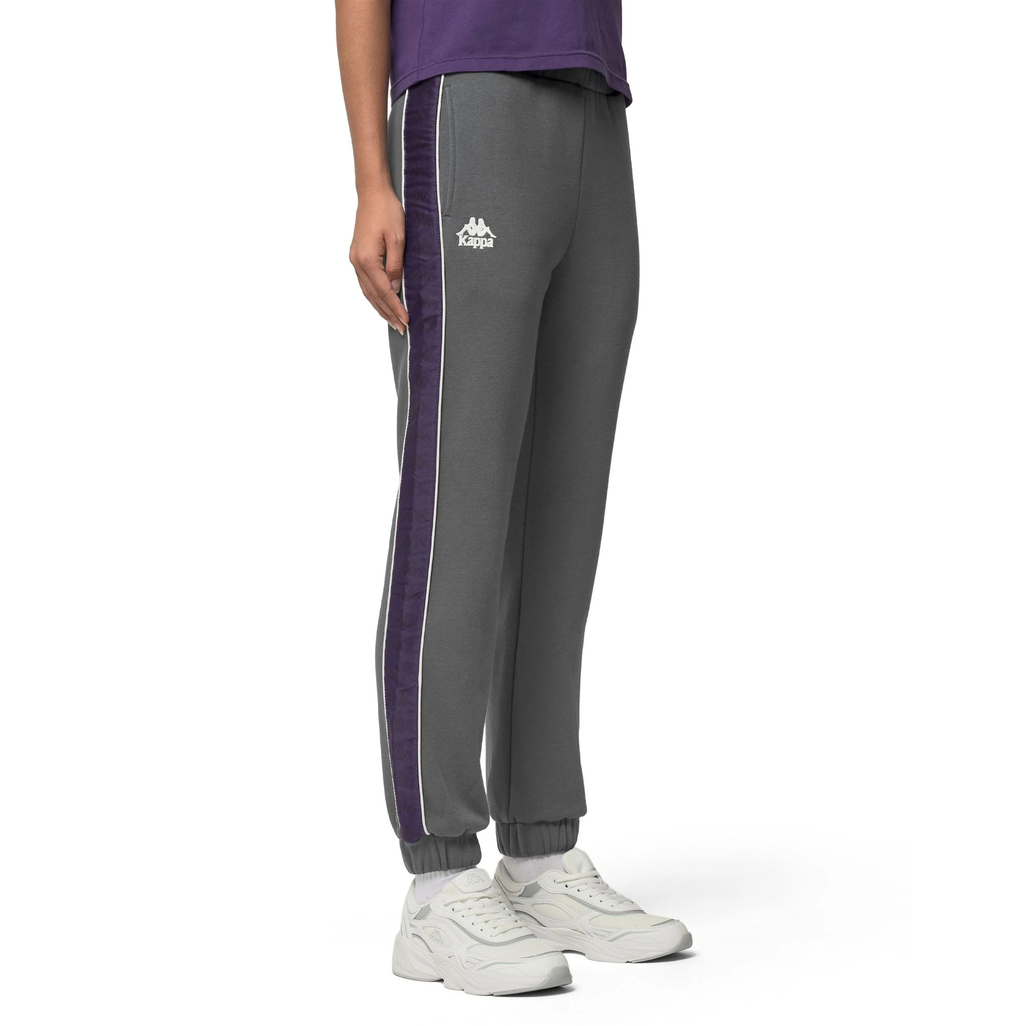 Kappa - Pantalones Mujer Gris - 222 Banda Adina 2